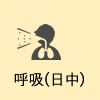 呼吸(日中)